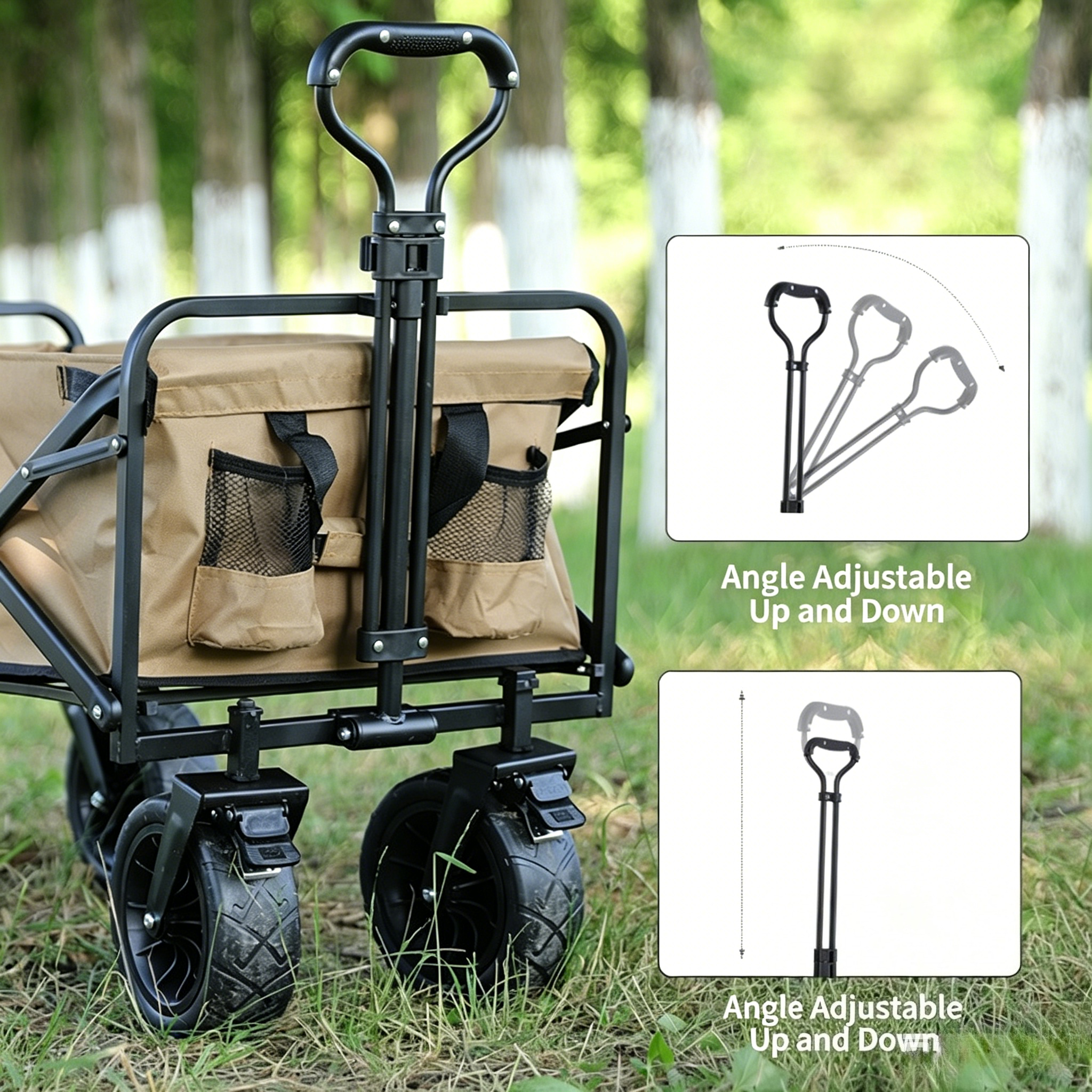 Heavy Duty Large Capacity Fold - Pull Cart Fold 评论和价格