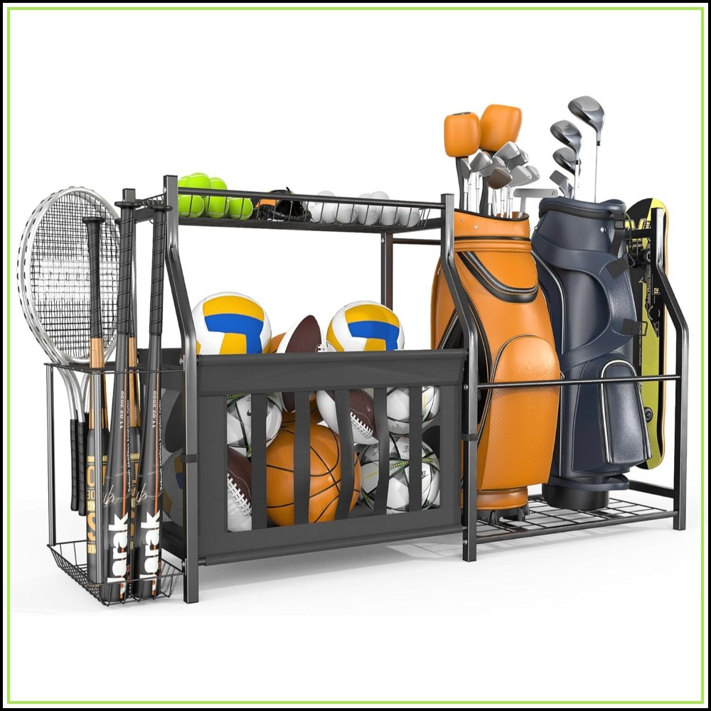 Garage Sports Equipment Organi - Golf Equipment Garage Organizer 评论和价格