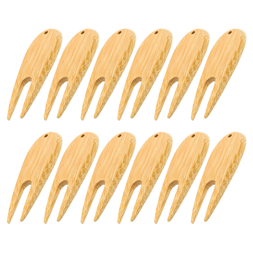 12Pcs Wooden Golf Divot Repair - Divot Repair Tool 评论和价格