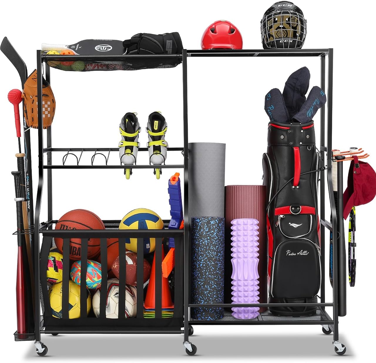 EXTCCT Garage Sports Equipment - Golf Equipment Garage Organizer 评论和价格