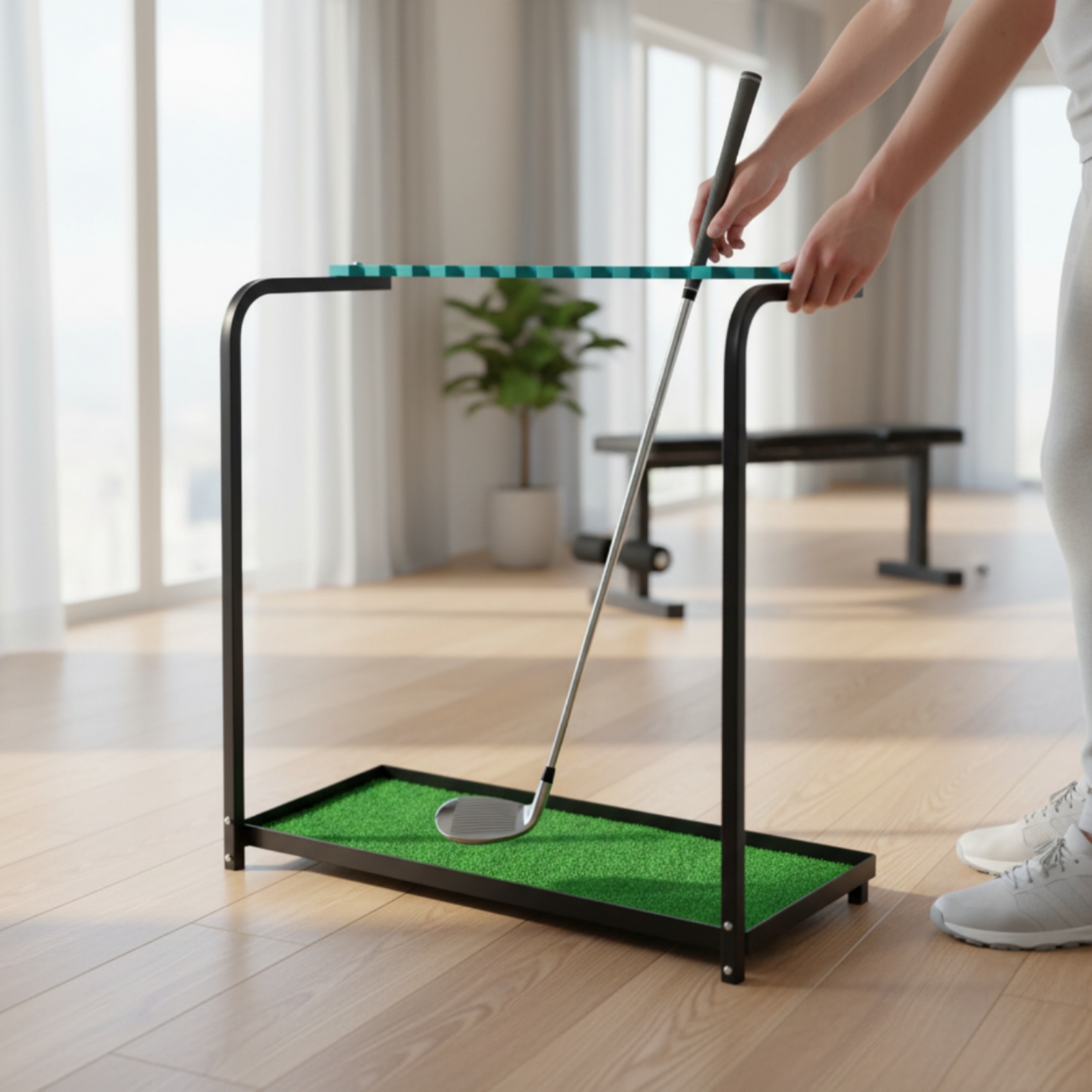 Golf Club Storage Rack Non Sli - Golf Equipment Garage Organizer 评论和价格