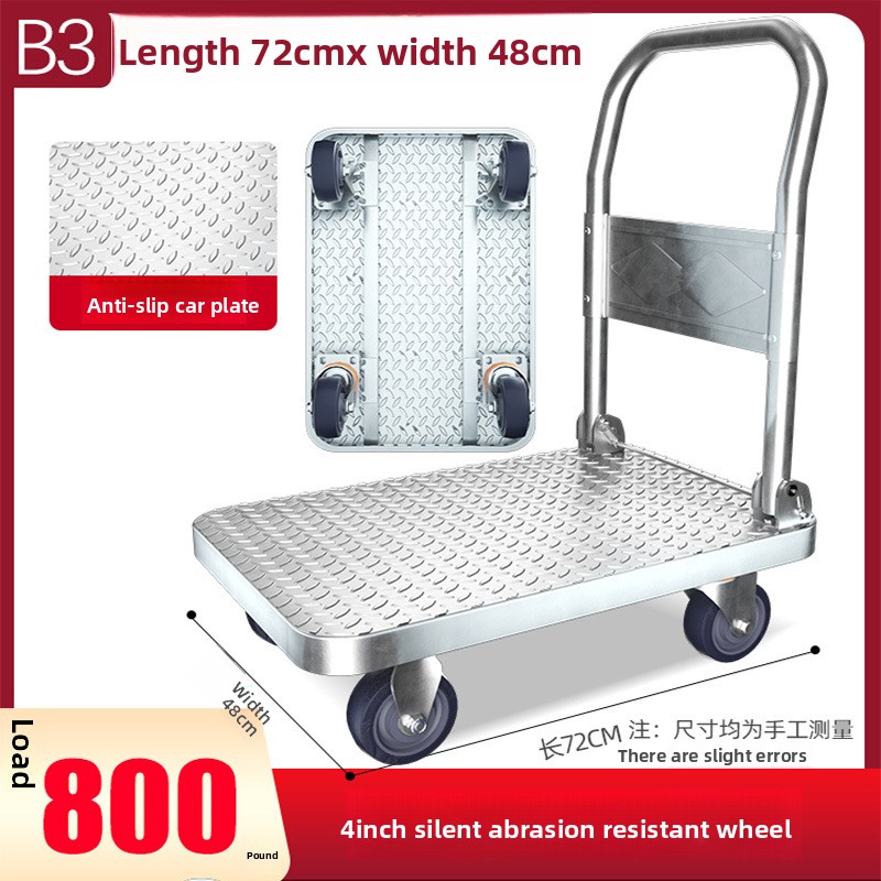 trolley pull flatbed cart trol - Pull Cart Fold 评论和价格