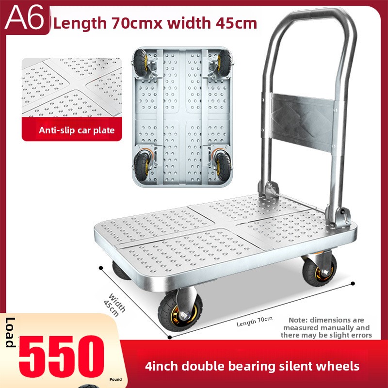 trolley pull flatbed cart trol - Pull Cart Fold 评论和价格