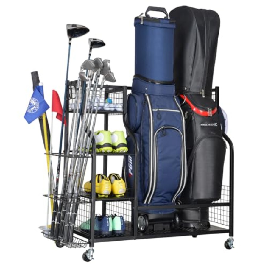 Golf Bag Garage Storage Organi - Golf Equipment Garage Organizer 评论和价格